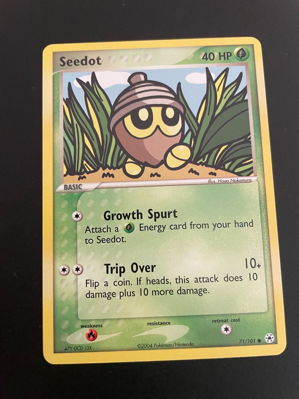 Pokémon Carte collezionabili: Seedot 71/101 EX Hidden Legends – Usato da Zürich venduto da pokemon_cards