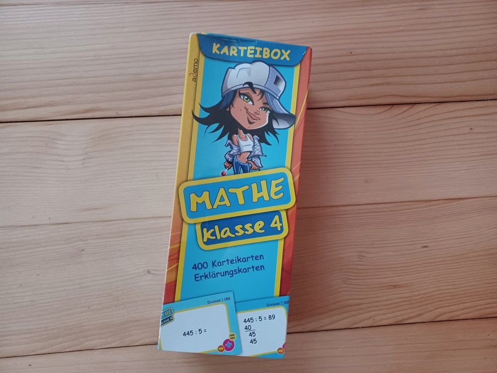 Lernspiel Karteibox Mathe 4. Klasse Neu (Neu und originalverpackt) in