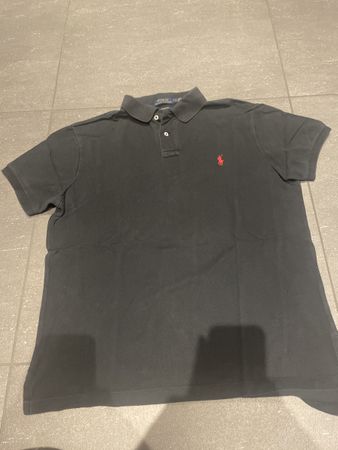Schwarzes Polo Shirt Ralph Lauren Grösse L
