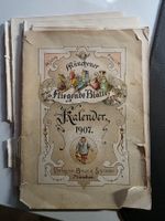 Münchener fliegende Blätter Kalender 1907