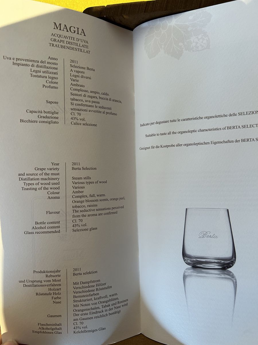 Berta Spirituosen: Grappa – Neu (gemäss Beschreibung) aus Heimenhausen von bergblick4 1