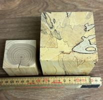 Holzwürfel, 2 Stück, Dekowürfel, Holzdeko, Naturprodukt