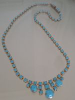 ART DECO  COLLIER TÜRKIS FARBE