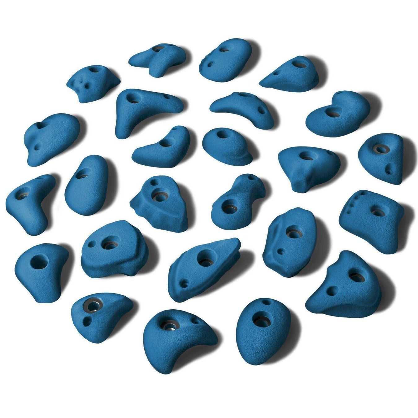 Kletterausrüstungen: ALPIDEX 25 S/M Klettergriffe Balance Blu – Neu und originalverpackt aus Bottighofen von zaap