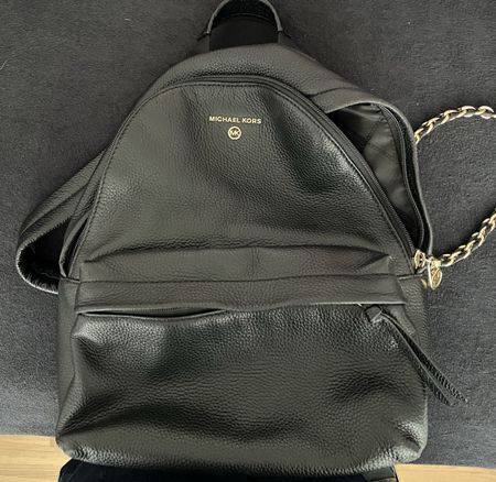Michael Kors Rucksack Schwarz Leder guter Zustand