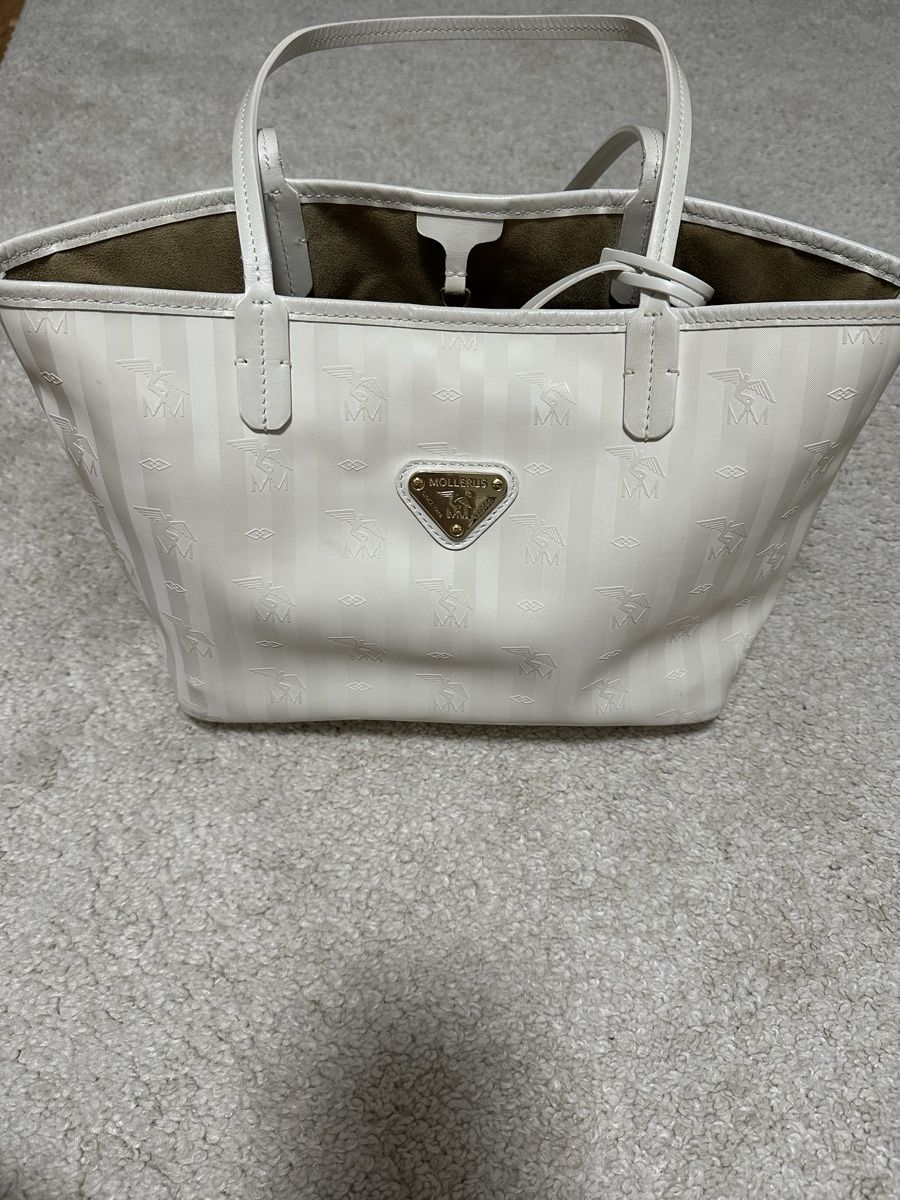 Maison Mollerus Taschen für Damen: Maison Mollerus Bern weiss/gold – Gebraucht aus Küssnacht am Rigi von majdaa 1