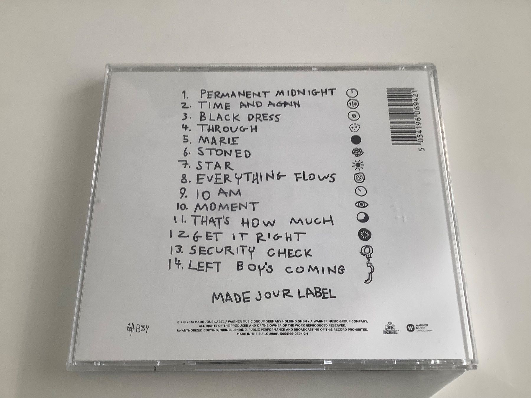 CD: Permanent Midnight / left Boy / 2014 – Usato da Dübendorf venduto da Shreck 1