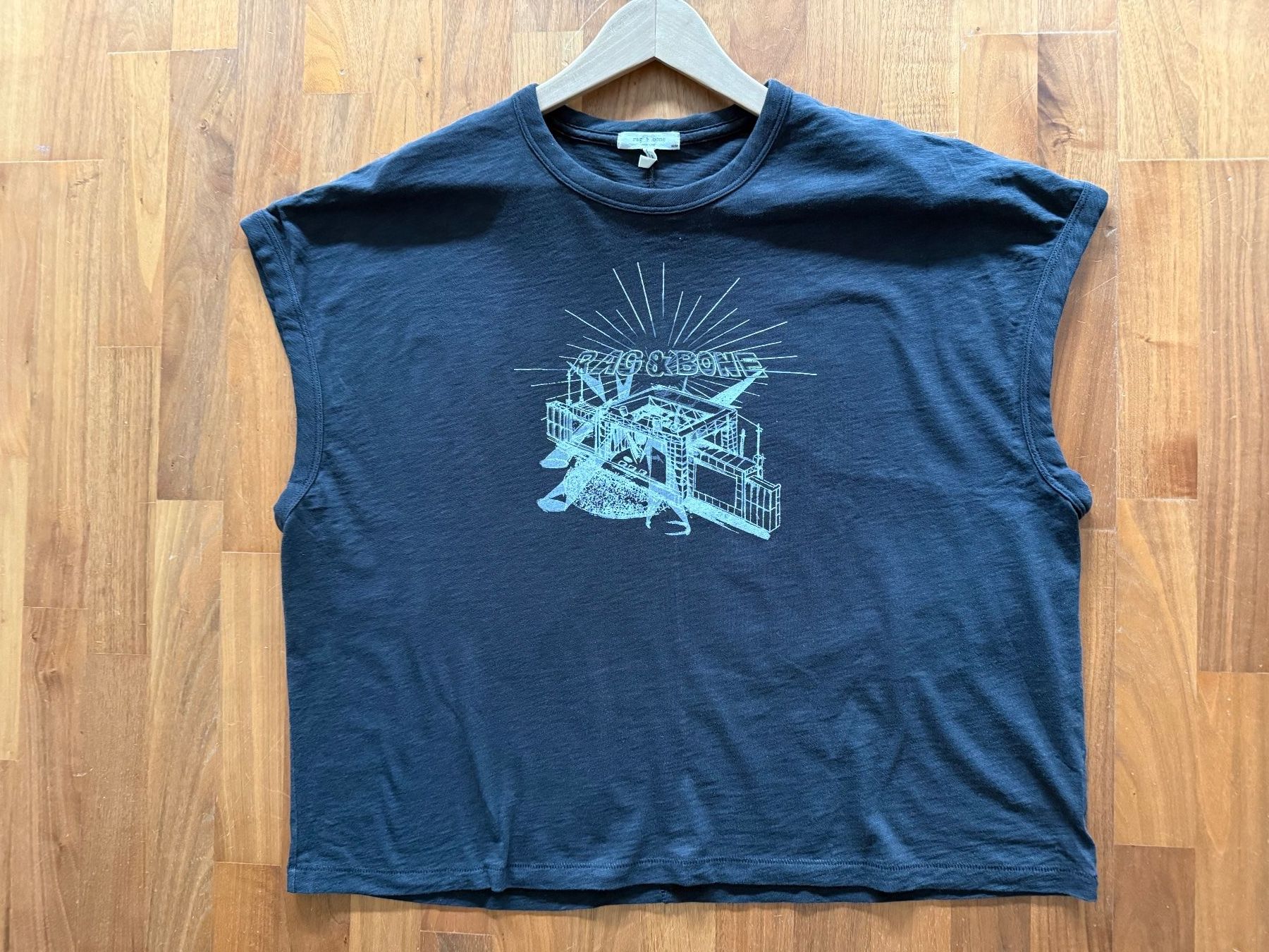 T-Shirts: RAG & BONE Top Baumwolle M – Gebraucht aus Lugnorre von jettsett 3