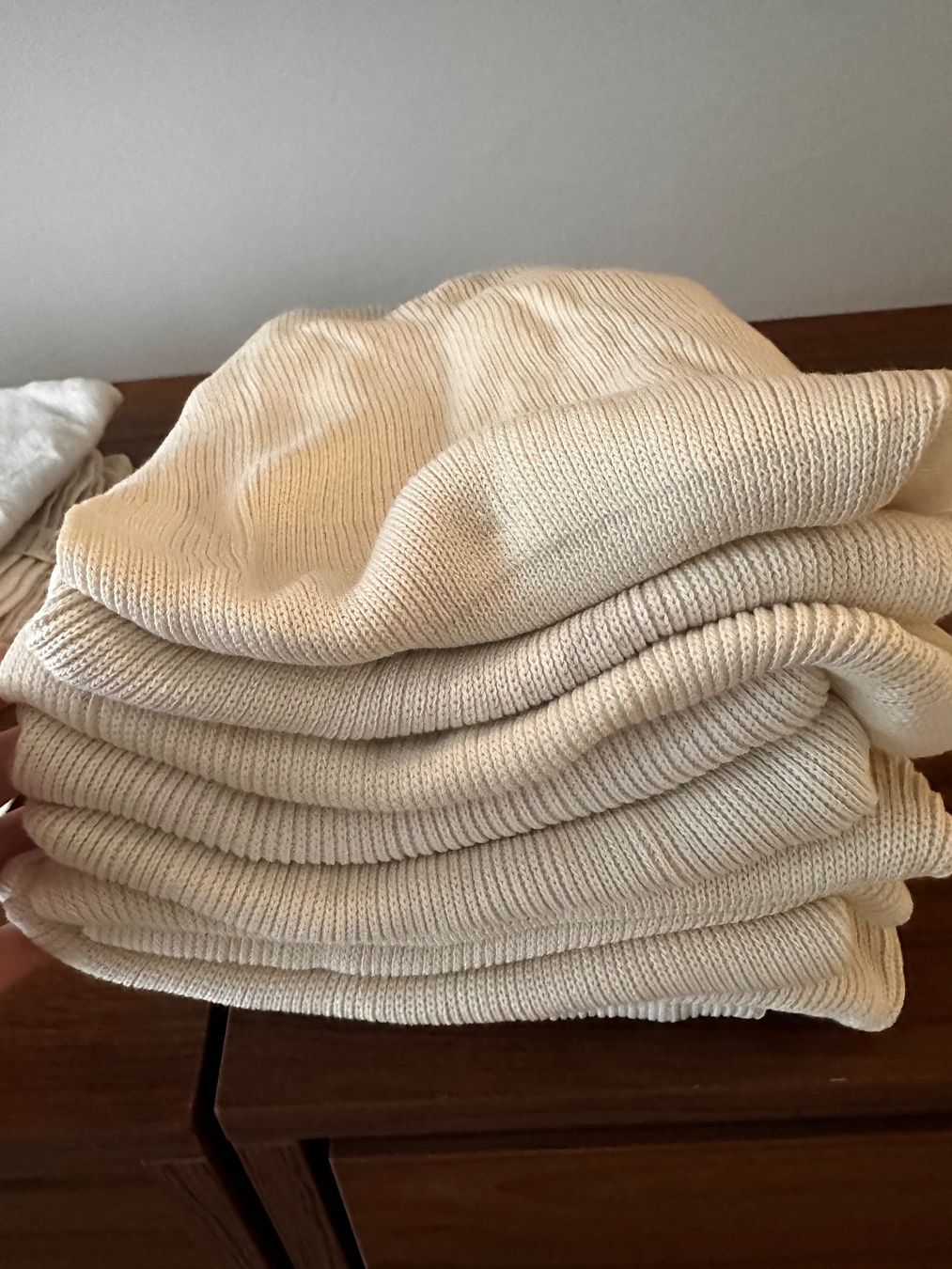 Secchi per pannolini & Pannolini: Strickwindeln + Molton Einlagen Bio Baumwolle – Usato da Niedergösgen venduto da mic_vx5y 2