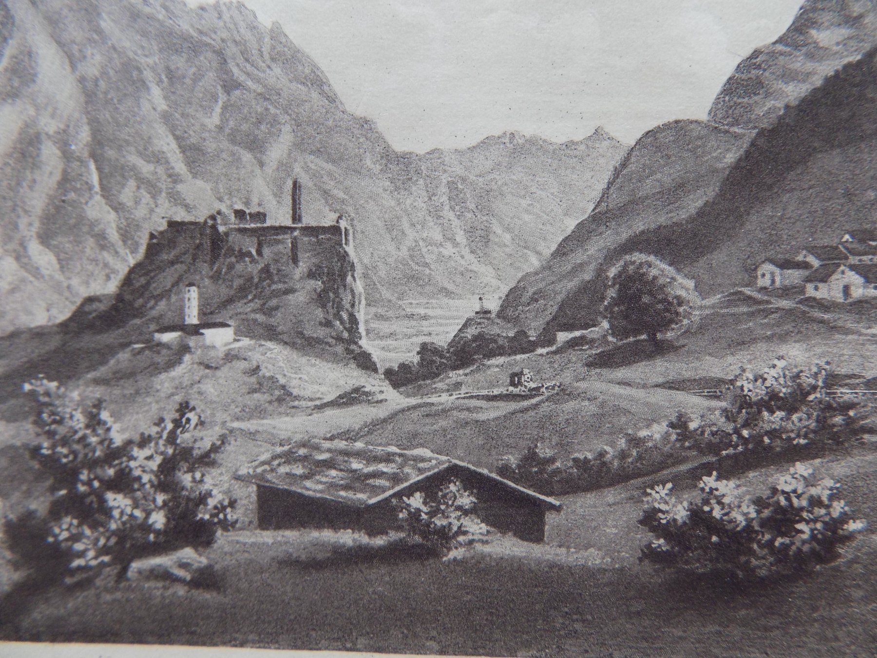 Gravures: Misocco Burgruine – D'occasion à Risch par Rischli15 5