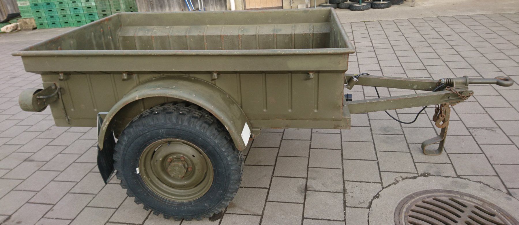 Rimorchi: Militär / Jeep Anhänger – Usato da Gampelen venduto da Schmidi887 1