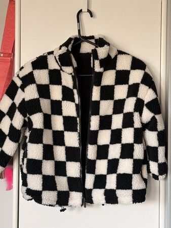 Teddyfleece Jacke karriert