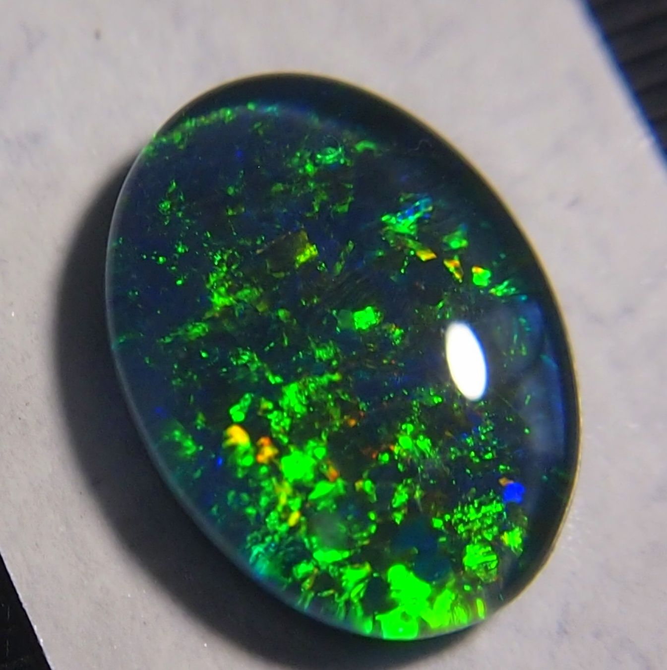 Pietre preziose: 5,5 ct. Multicolour Blackopal-Triplet AAA – Nuovo e nell'imballaggio originale da Reinach BL venduto da rumablum 2