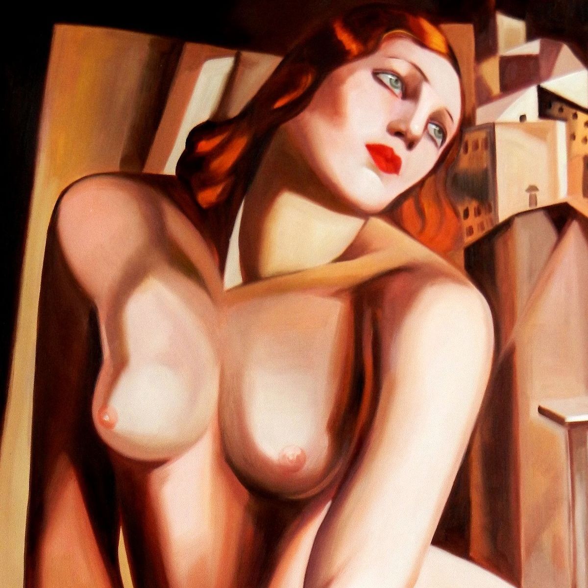 Riproduzioni & Creazioni: Homage to Lempicka Andromeda – Nuovo (secondo la descrizione) da Larnaca venduto da KunstDepot24 1