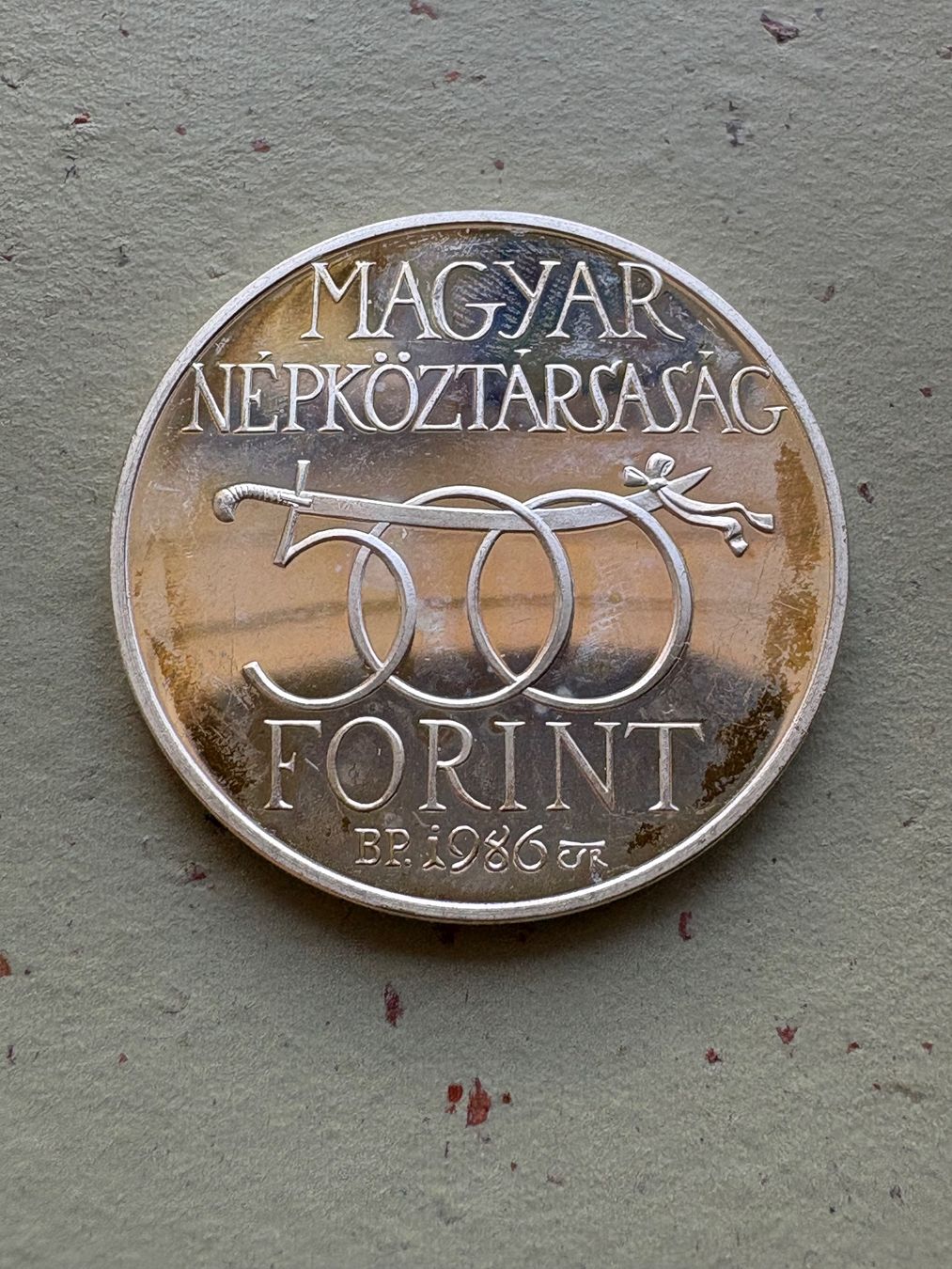 Medaglie: Ungarn 500 Forint 1986 – Usato da Zürich venduto da mysilvercoin 1