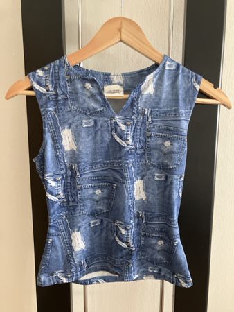 Y2K Pimkie Top im Jeans Look