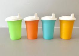 Tupperware Becher mit Deckel x 4, 250 ml
