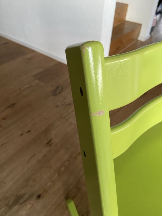 Stokke Tripp Trapp Hochstuhl grün gebraucht 4