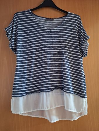 Damen Blusen Shirt gestreift "Yessica", Gr. S