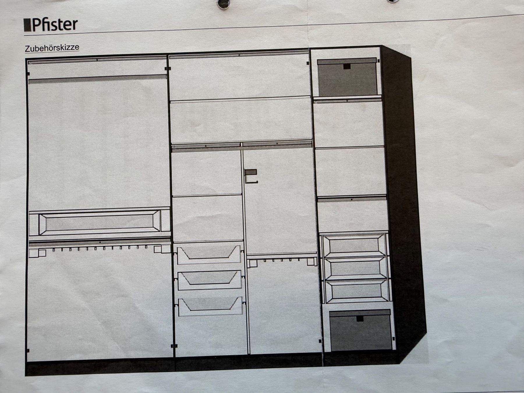 Pfister Armoires: Kleiderschrank Spiegelfront hochwertig – D'occasion à Wollerau par reg_gvc6 1