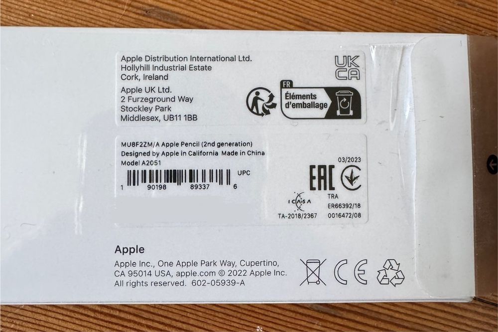 Apple Stylos & Marker: Apple Pencil 2 - Originalverpackt – Neuf avec emballage d'origine à Mettmenstetten par Fosse94 2