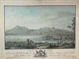 Schadau bei Thun von Clement und Descourtis  sehr selten