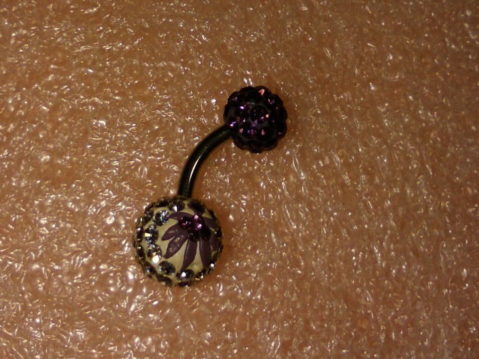 Bijoux piercing: bauchnabel piercing,,weiss und lela farben – Neuf (Voir description) à Basel par bijoutrie_4