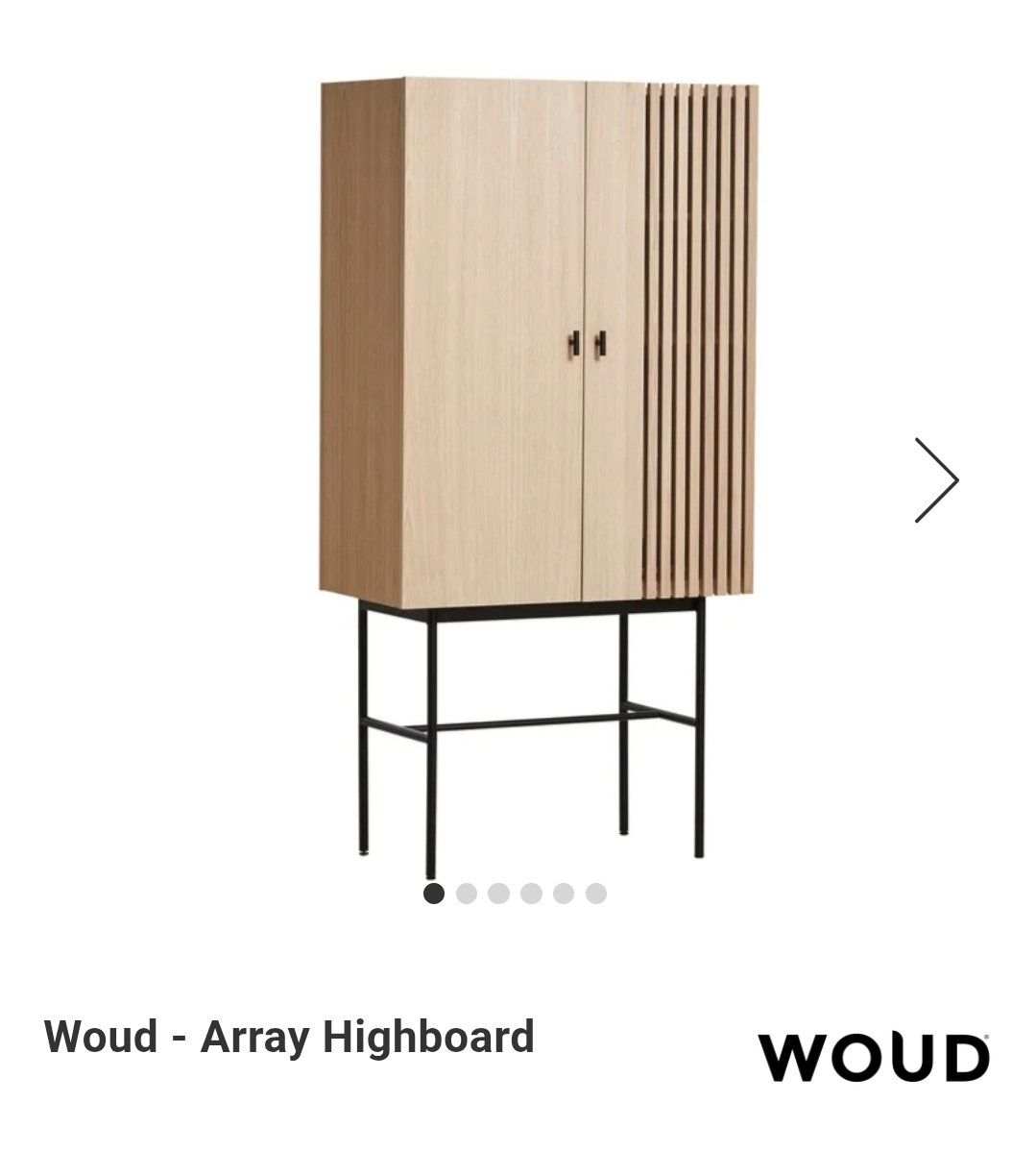 Cassettiere: Woud Array Highboard Buche schwarz Metall neu – Usato da Unterengstringen venduto da ang_tm99