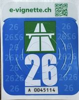Autobahnvignette 2026