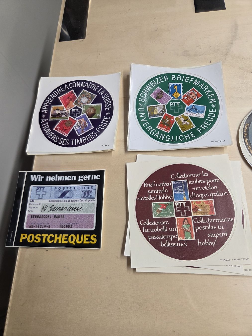 Sticker: Post Aufkleber Sammlung  – Usato da Wetzikon ZH venduto da AmacherM 2