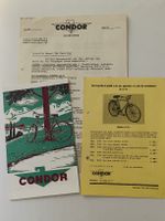 Fahrräder Prospekt / CONDOR Courfaivre Ausgabe ca. 1950
