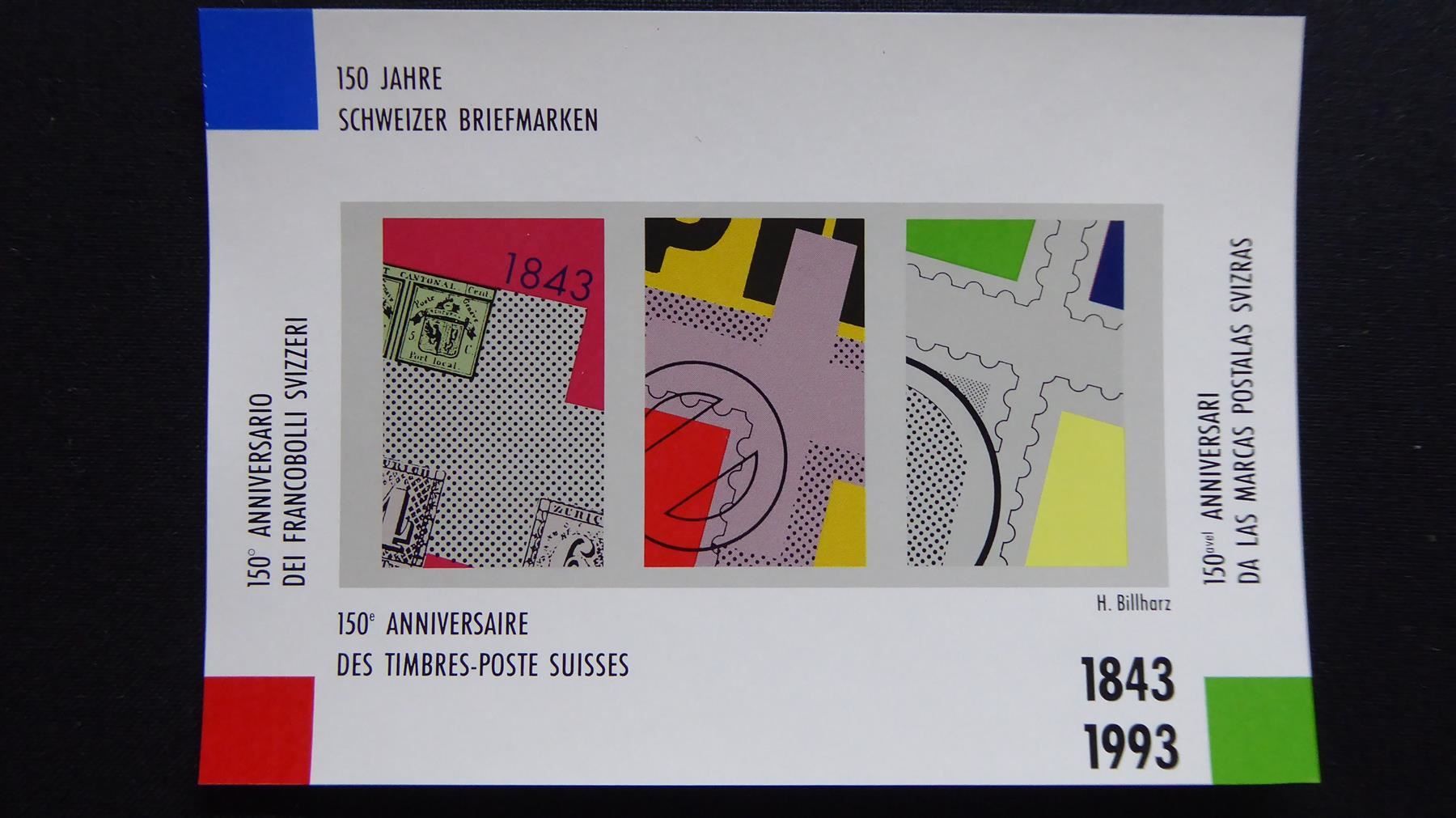 Vignette autostradali: (B49) 1993: Vignette 150 J. Schw.Briefm. – Nuovo (secondo la descrizione) da Basel venduto da scholle50