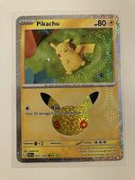 Pikachu 027/128 EN 30th 05/30