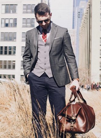 Weekender aus Leder von KORCHMAR