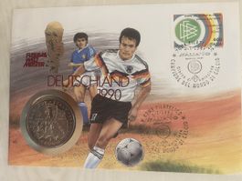Numisbrief Fussball Deutschland Weltmeister 1990
