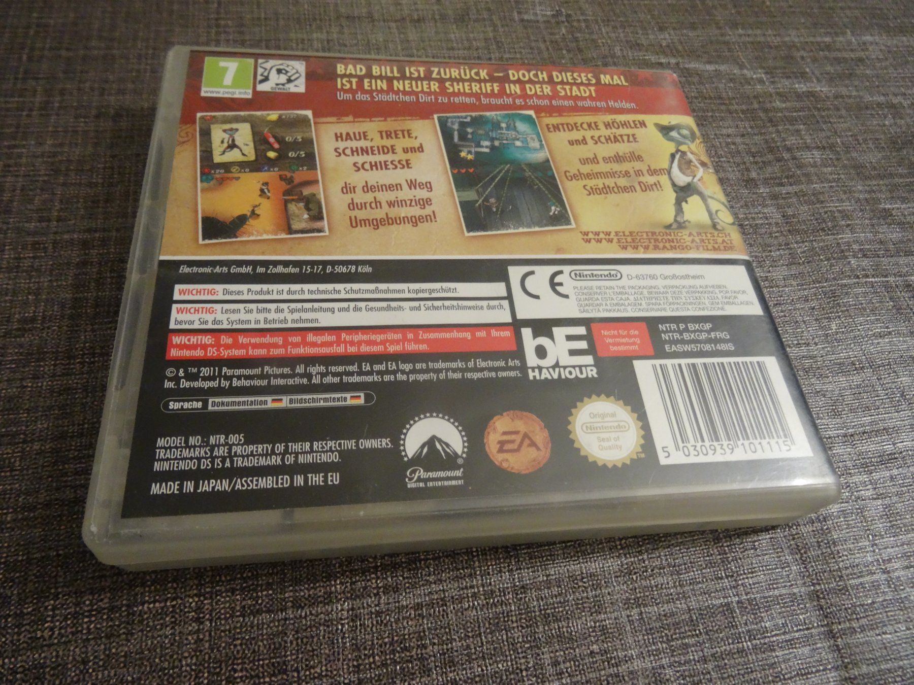 Nintendo Giochi: Rango für Nintendo DS – Usato da Olten venduto da Disc-Ausverkauf 2