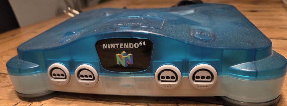 Nintendo 64 N64 Konsole Ice Blue - Sammlerstück! Top (Gebraucht) in ...
