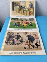 Bilderbuch Set Die fröhliche Katzenserie 3 Teile guter Zusta