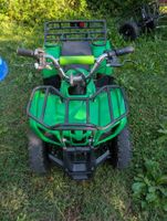 Kinder Quad Mini ATV Yongkang Baoyue grün mit Anhänger