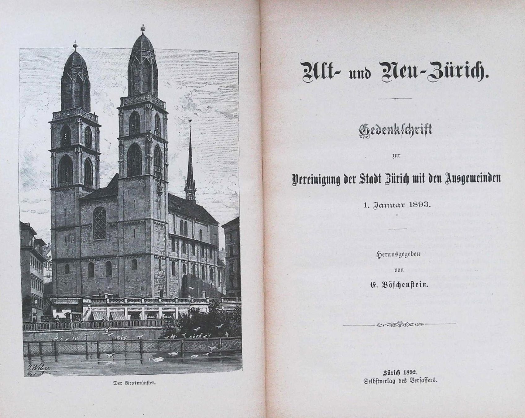 Libri: Zürich Alt und Neu 1892 – Usato da Rafz venduto da Helvet32 1