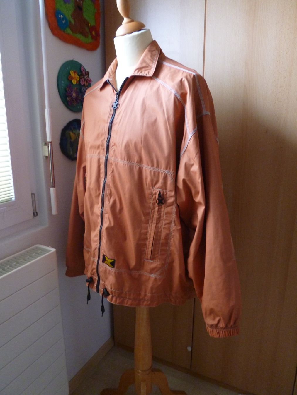 Quiksilver Giacche: VINTAGE Quiksilver Regenjacke orange Jacke Gr. L – Usato da Dättlikon venduto da Mamakuga 2