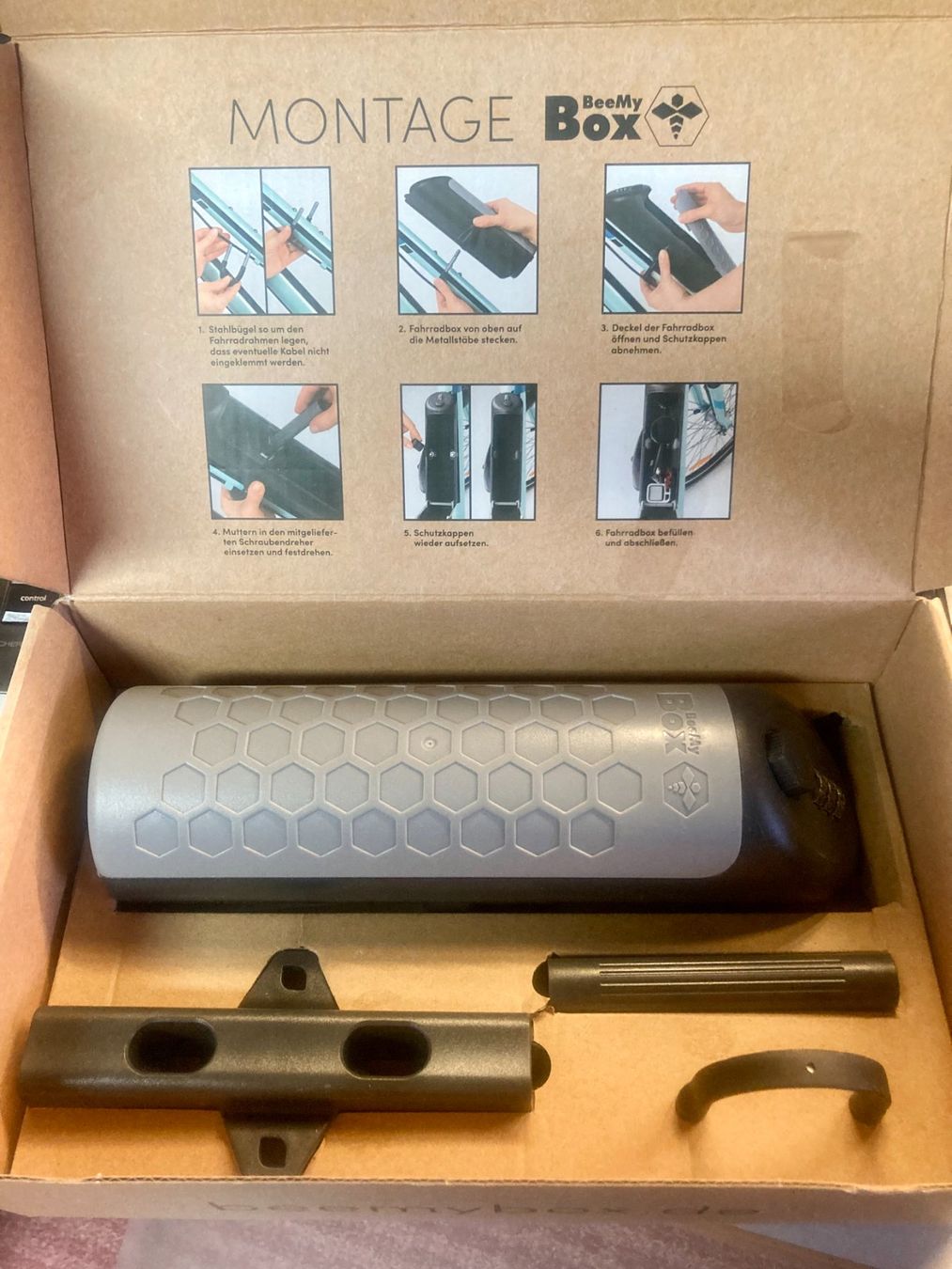 Pezzi di ricambio: Fahrradbox abschliessbar, BeeMy Box, neu ungebraucht – Nuovo e nell'imballaggio originale da Hauptwil venduto da Wame 1