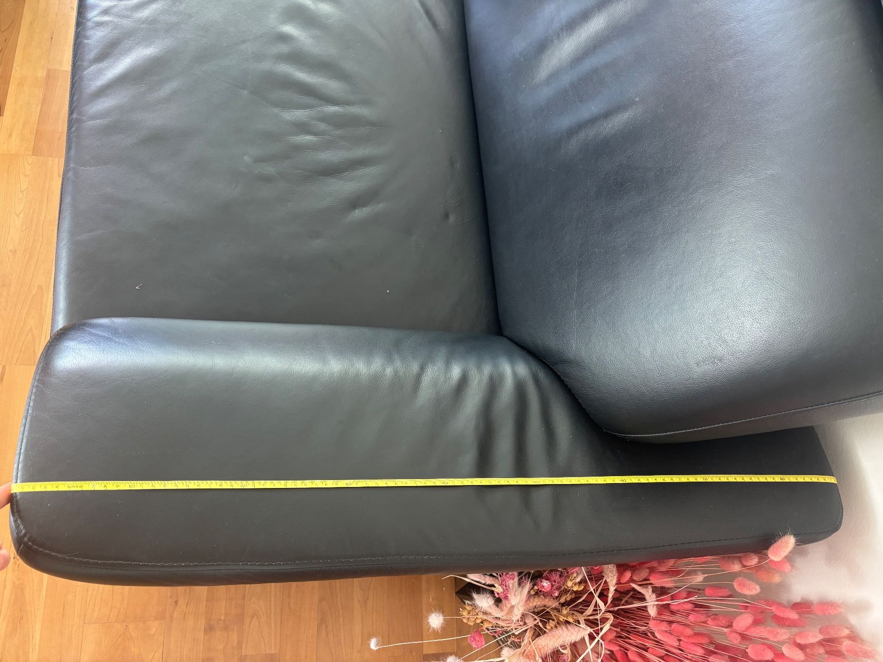 Sofas: Schwarz Leder Sofa mit Sessel – Gebraucht aus Küsnacht ZH von zuriz 7