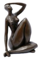 BRONZEFIGUR NACH MATISSE FRAU NUDE II BLAUER AKT SKULPTUR
