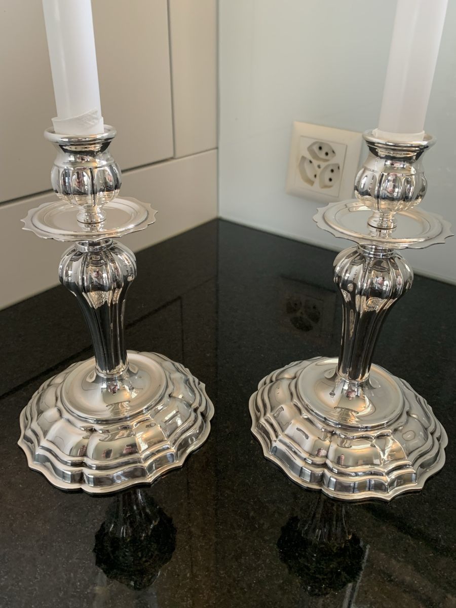 Portacandele: Kerzenständer 800 Silber – Usato da Zollikofen venduto da ausmisten_at_home 1