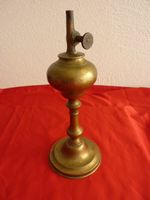 Messing Petrol- Dekor- Lampe