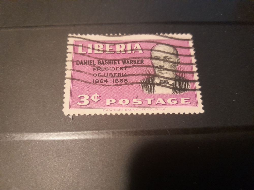 Liberia: Timbre rare, Daniel Bashiel Warner, 3 cents! (Gebraucht) in ...