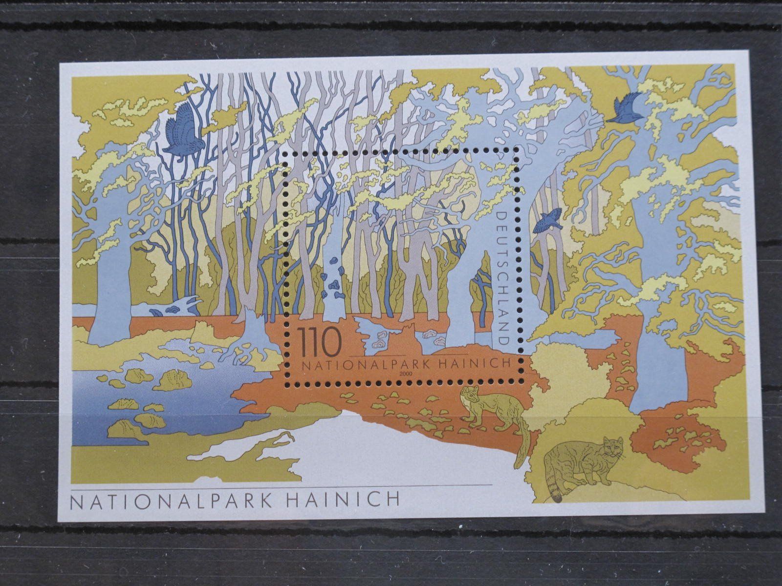 Alle Briefmarken: BRD 2000 Naturparks IV Block 52 ** – Gebraucht aus Wil SG von fva01
