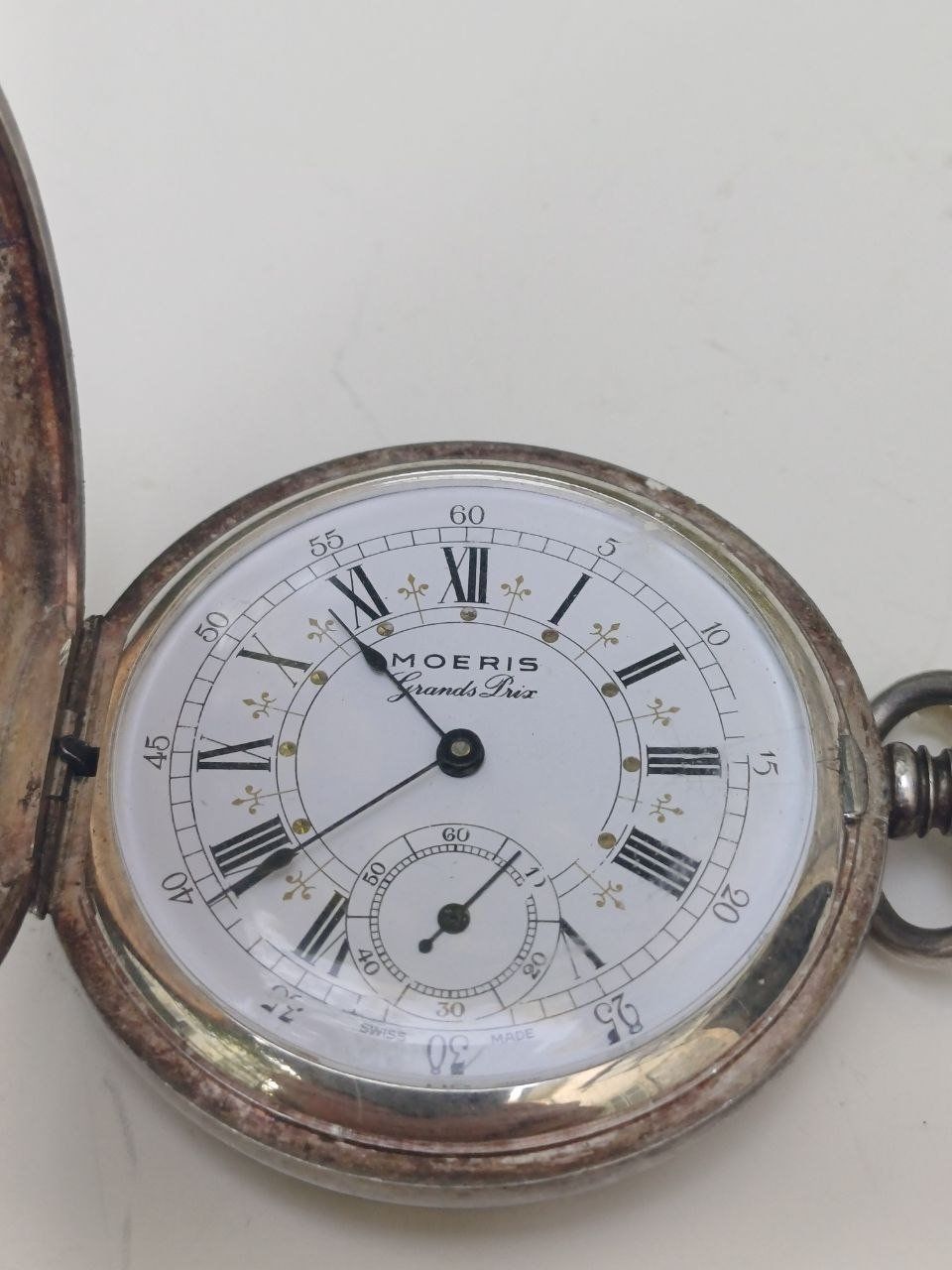Moeris Uhren: Moeris Grand Prix Taschenuhr – Defekt aus Bern von Yunkom 3