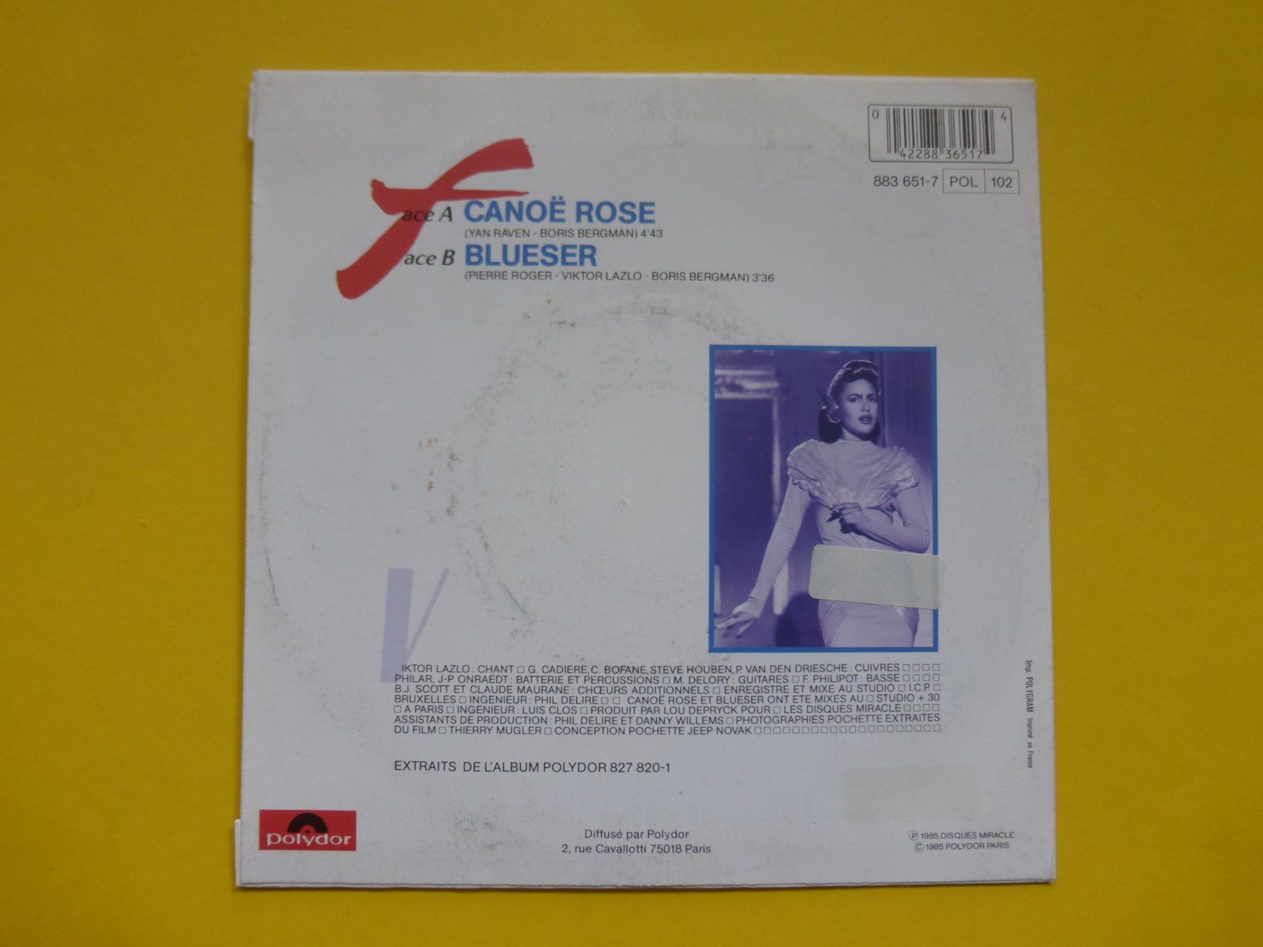 Dischi in vinile: Viktor Lazlo – Canoë Rose – Usato da Zürich venduto da Swiss57 1